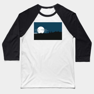 Ride into the moon Baseball T-Shirt